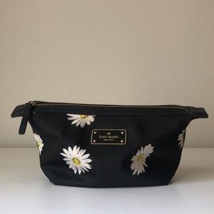 Kate Spade Daisy Pouch black yellow white